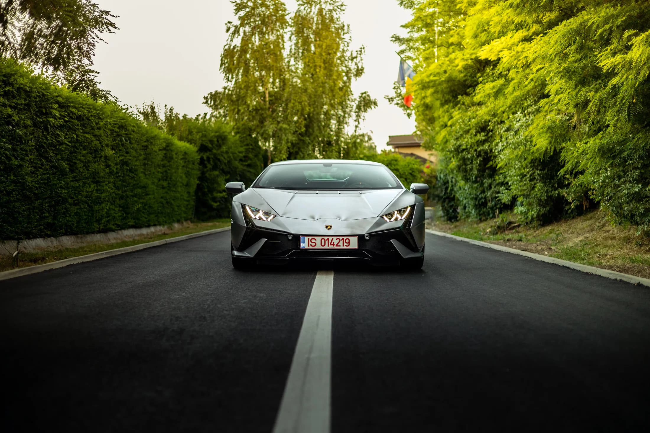 Lamborghini Huracán Tecnica pe șosea, în Iași